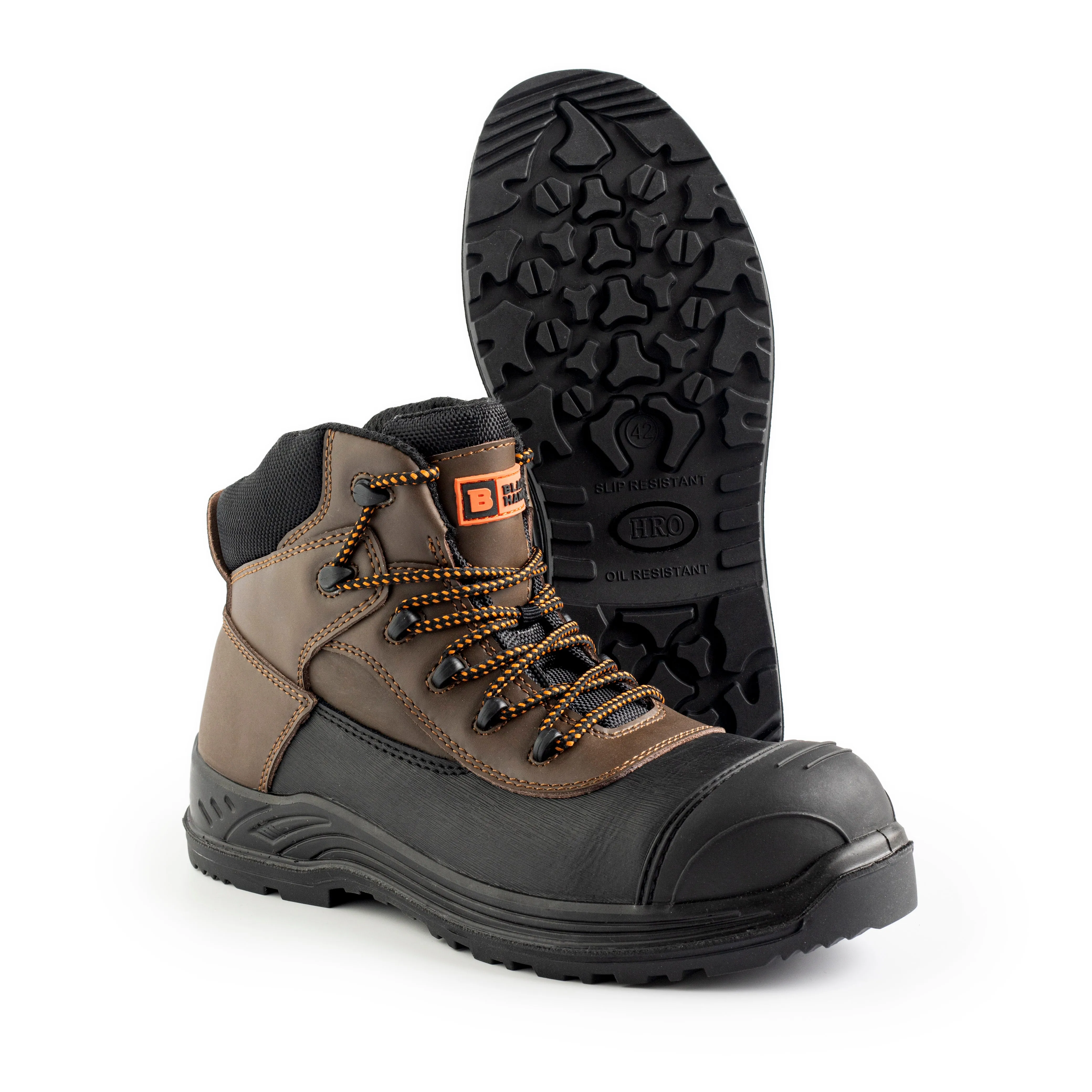 2244 Mens Brown Heavy Duty Safety Boots