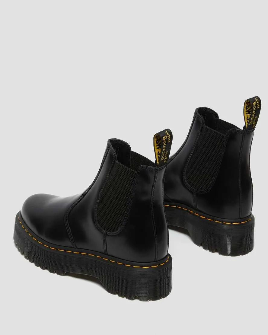 2976 SMOOTH LEATHER PLATFORM CHELSEA BOOTS