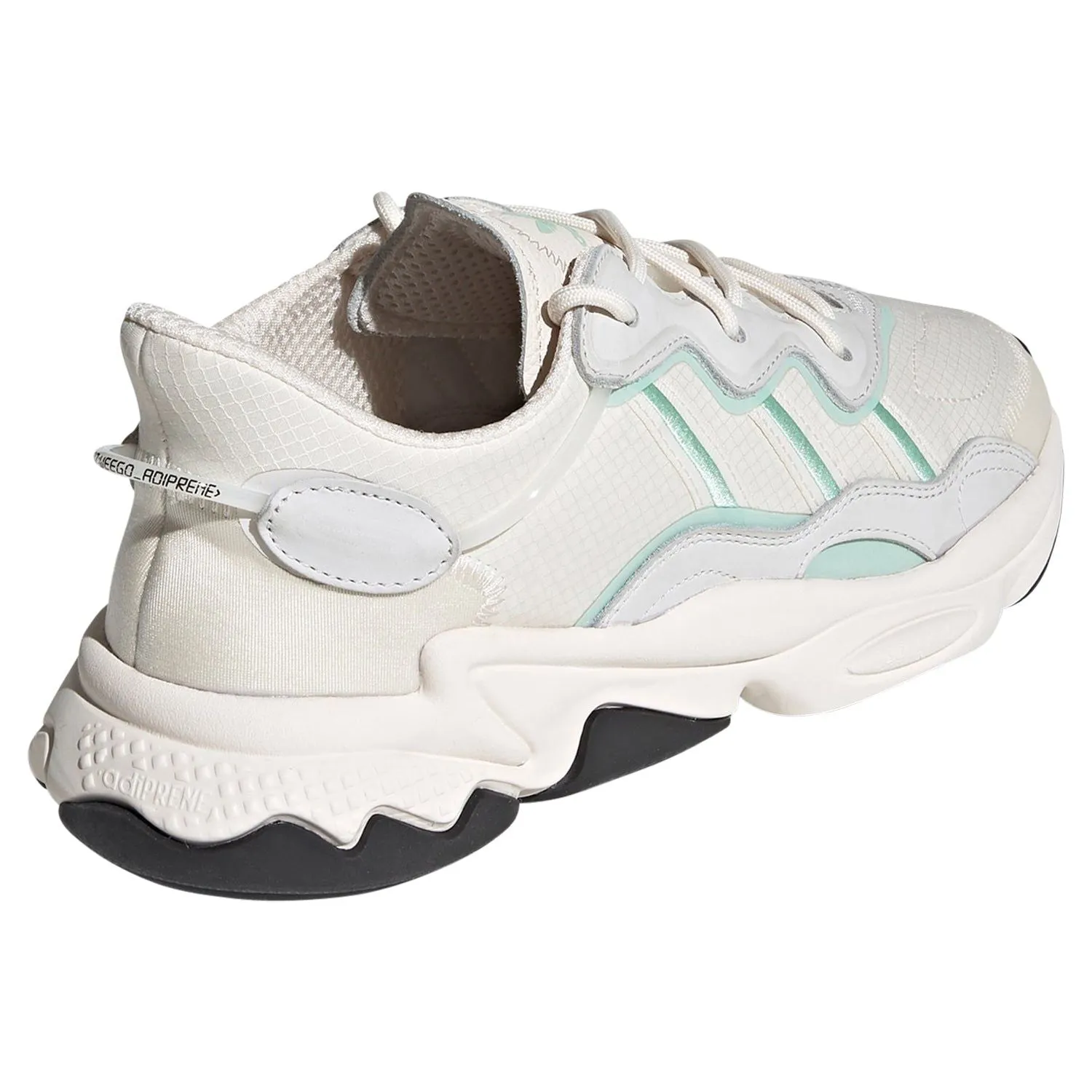 adidas Originals Unisex Ozweego Shoes - Chalk White / Blush Green