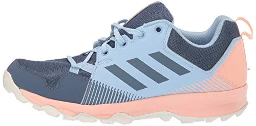 adidas outdoor Women's Terrex Tracerocker Trail Running Shoe, TECH Ink/TECH Ink/Glow Pink, 7.5 M US