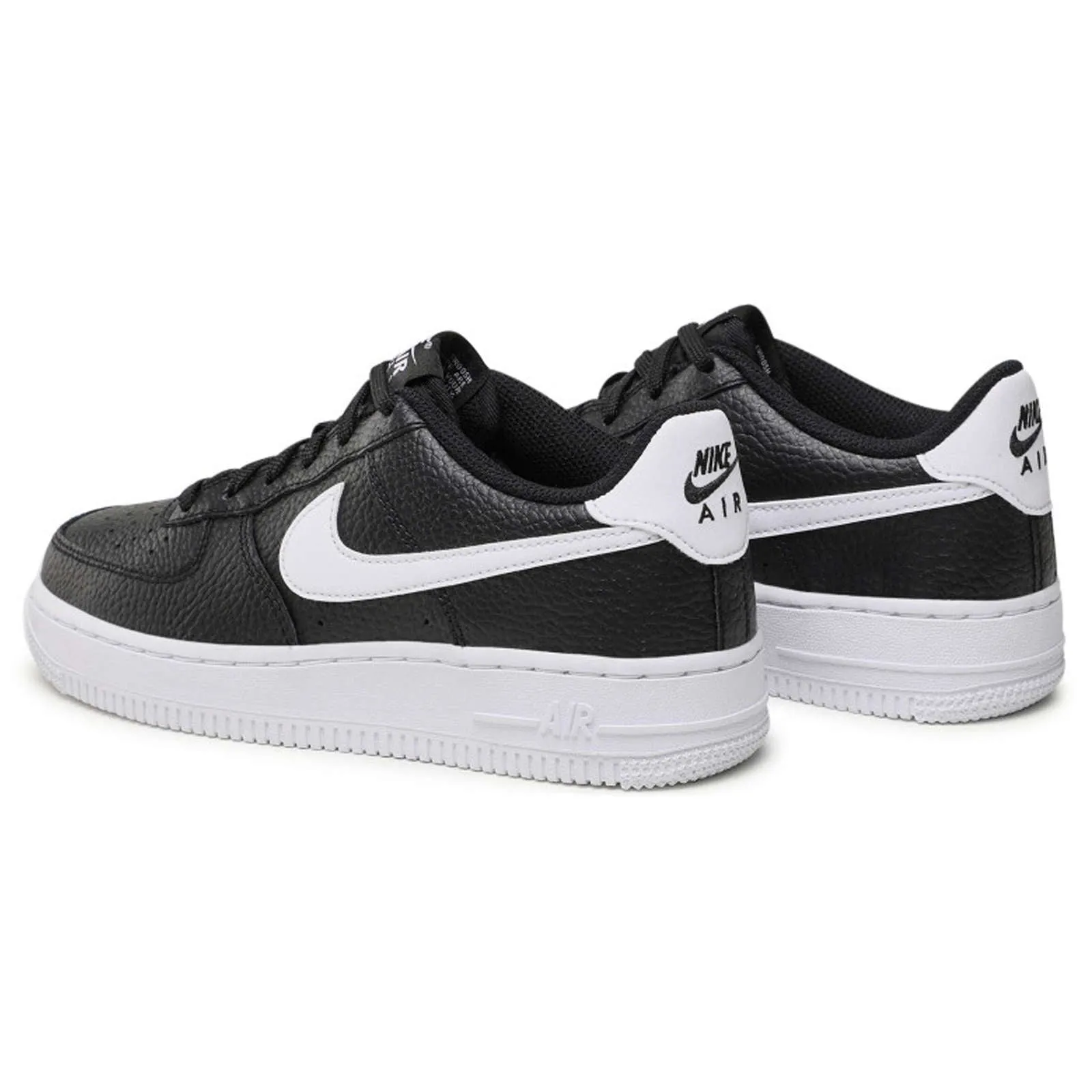 Air Force 1 Gs Leather Youth Low Top Trainers