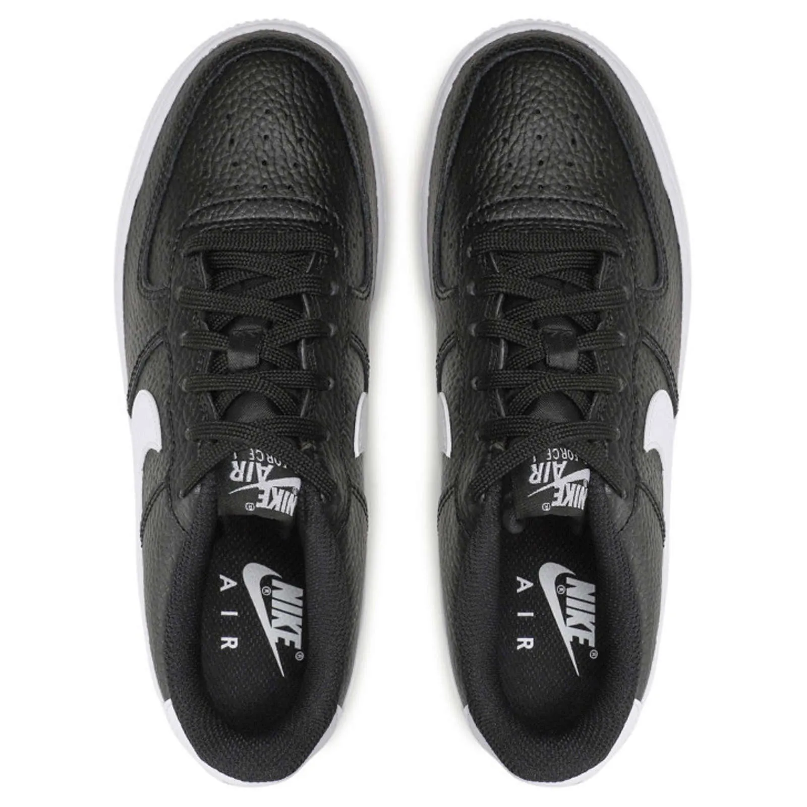 Air Force 1 Gs Leather Youth Low Top Trainers