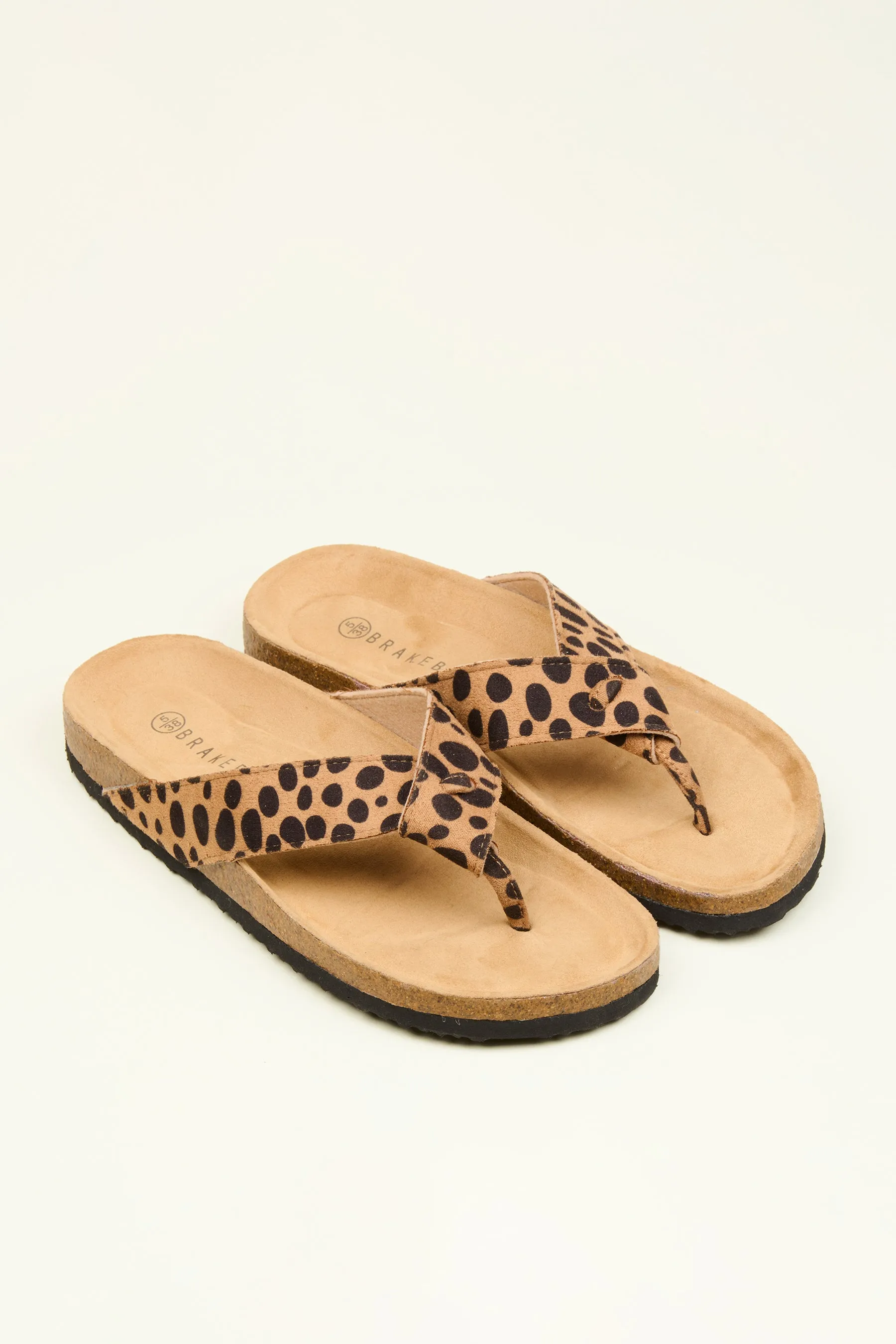 Animal Spot Sandals