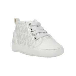 Baby Split Logo Repeat High Top Sneaker Crib Shoes