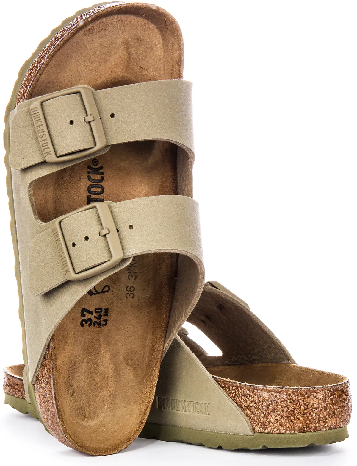 Birkenstock Arizona Bs In Khaki | Regular Fit