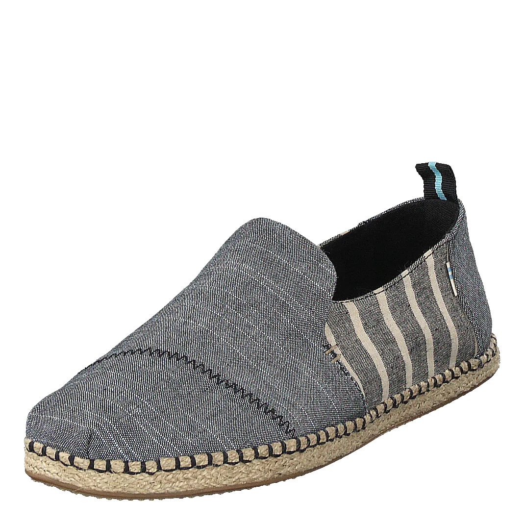 Black Rugged Chambray Grey