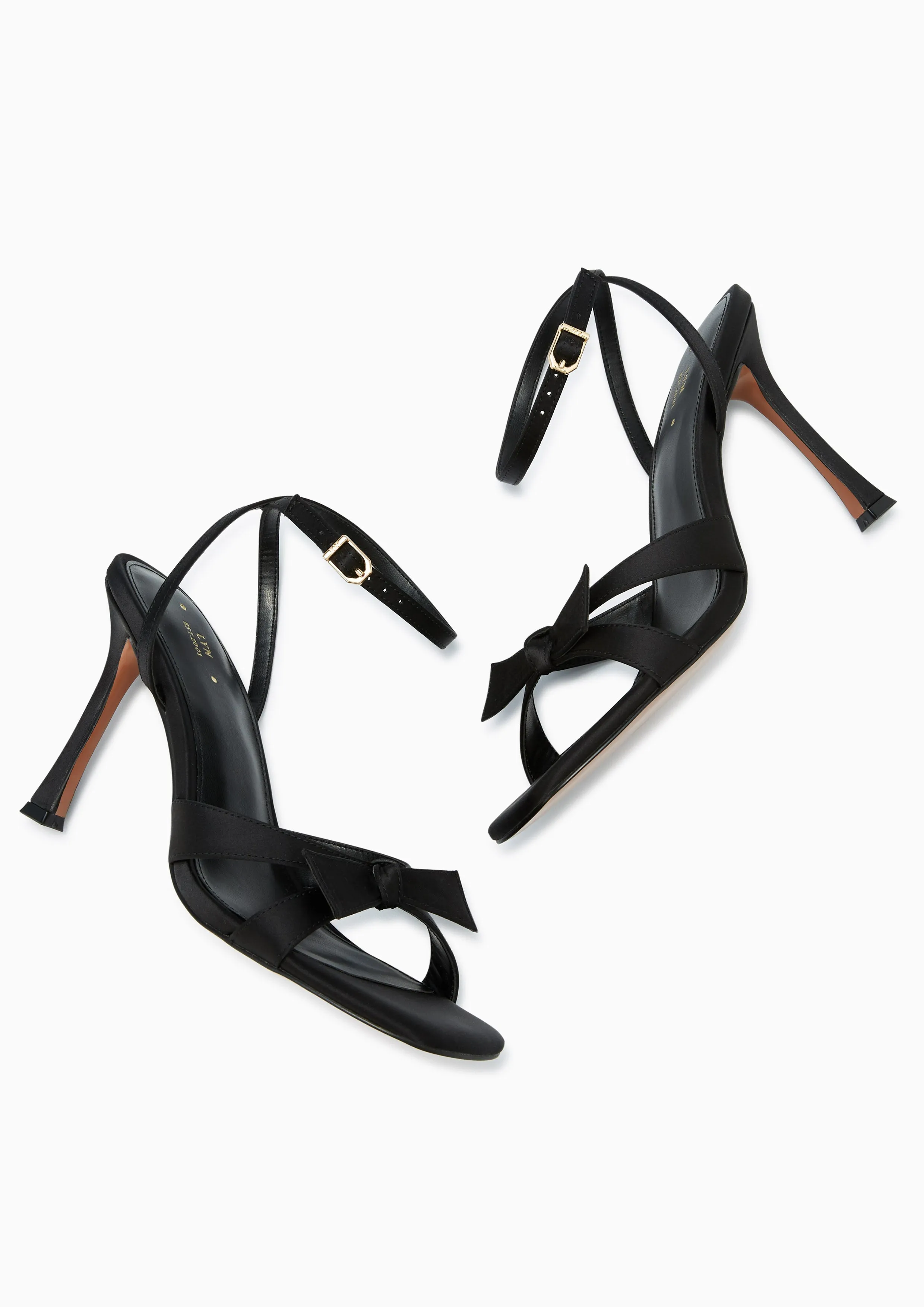 Bow Up Slingback Black