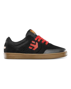 Boys Marana X Santa Cruz Shoes in Black, Red & Gum