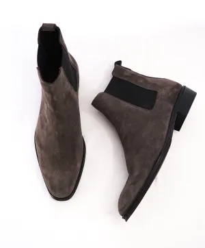 BRUNO MAGLI - Suede Durable Sole Gray Ankle Boots - 8