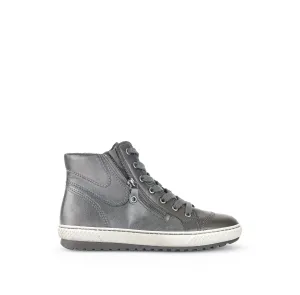 Bulner Metallic Hi-top Trainers