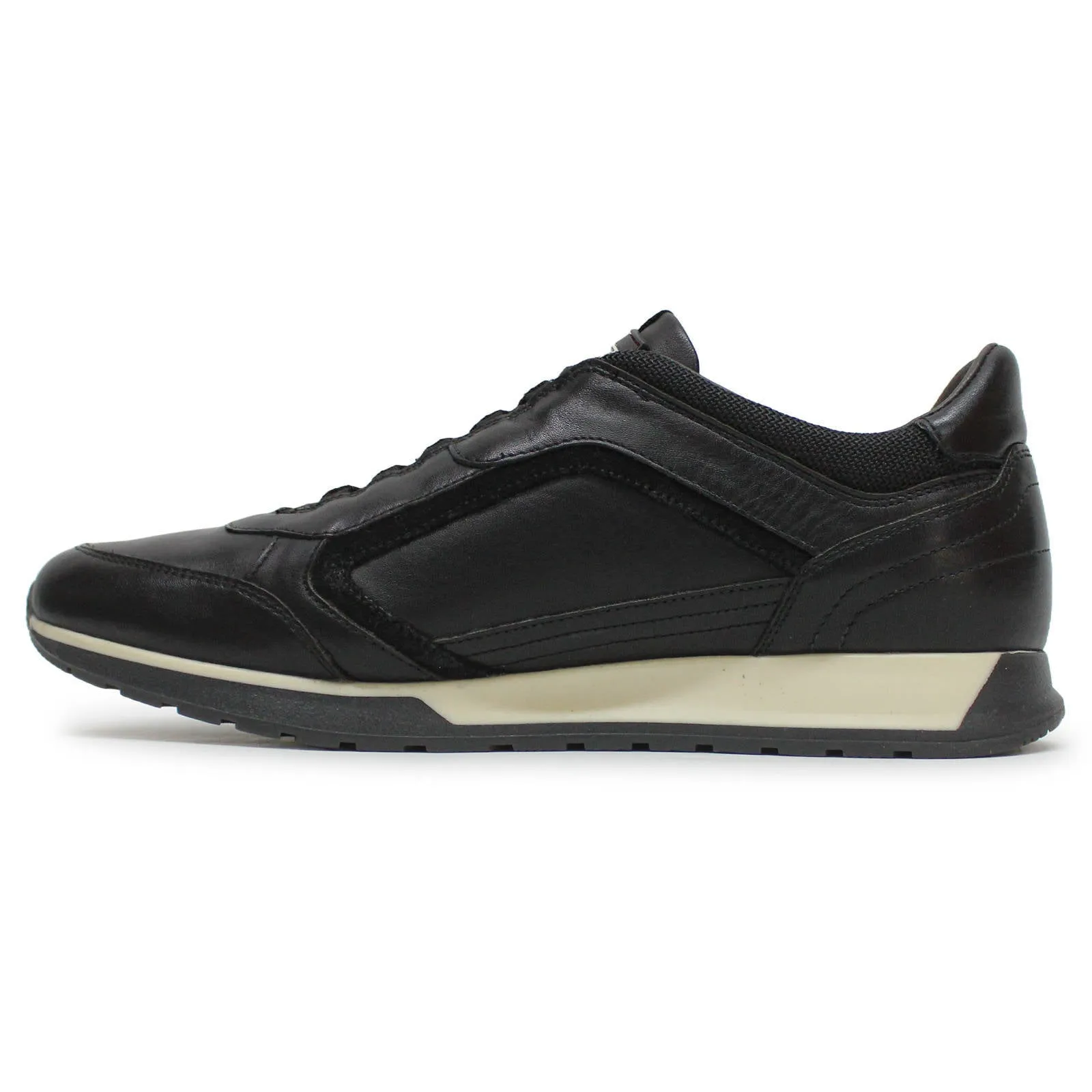 Cambil M5N-6247 Leather Textile Men's Low Top Trainers