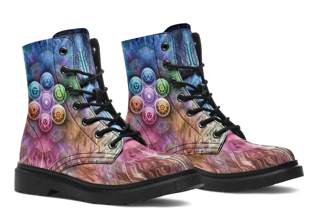 Chakra Balls Combat Boots