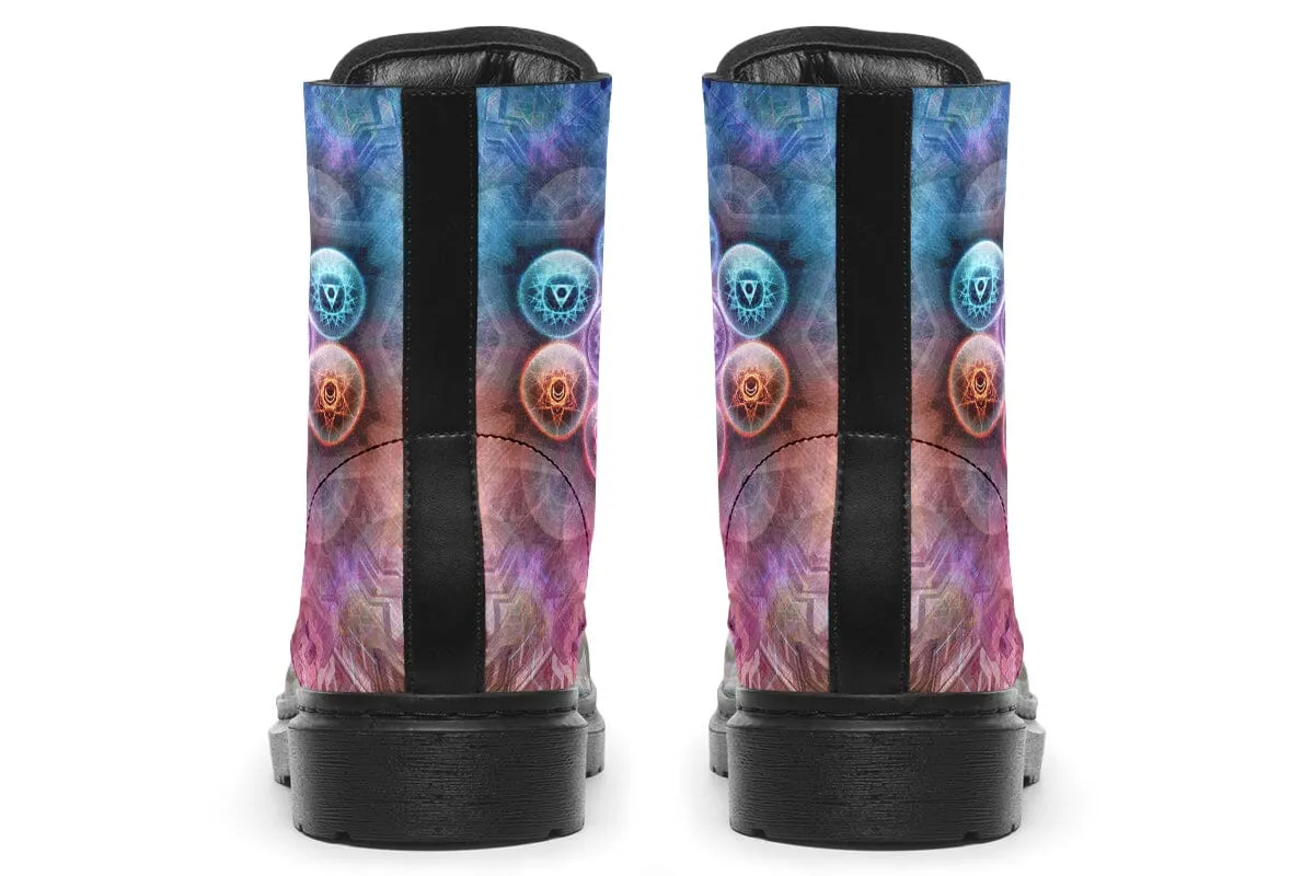 Chakra Balls Combat Boots