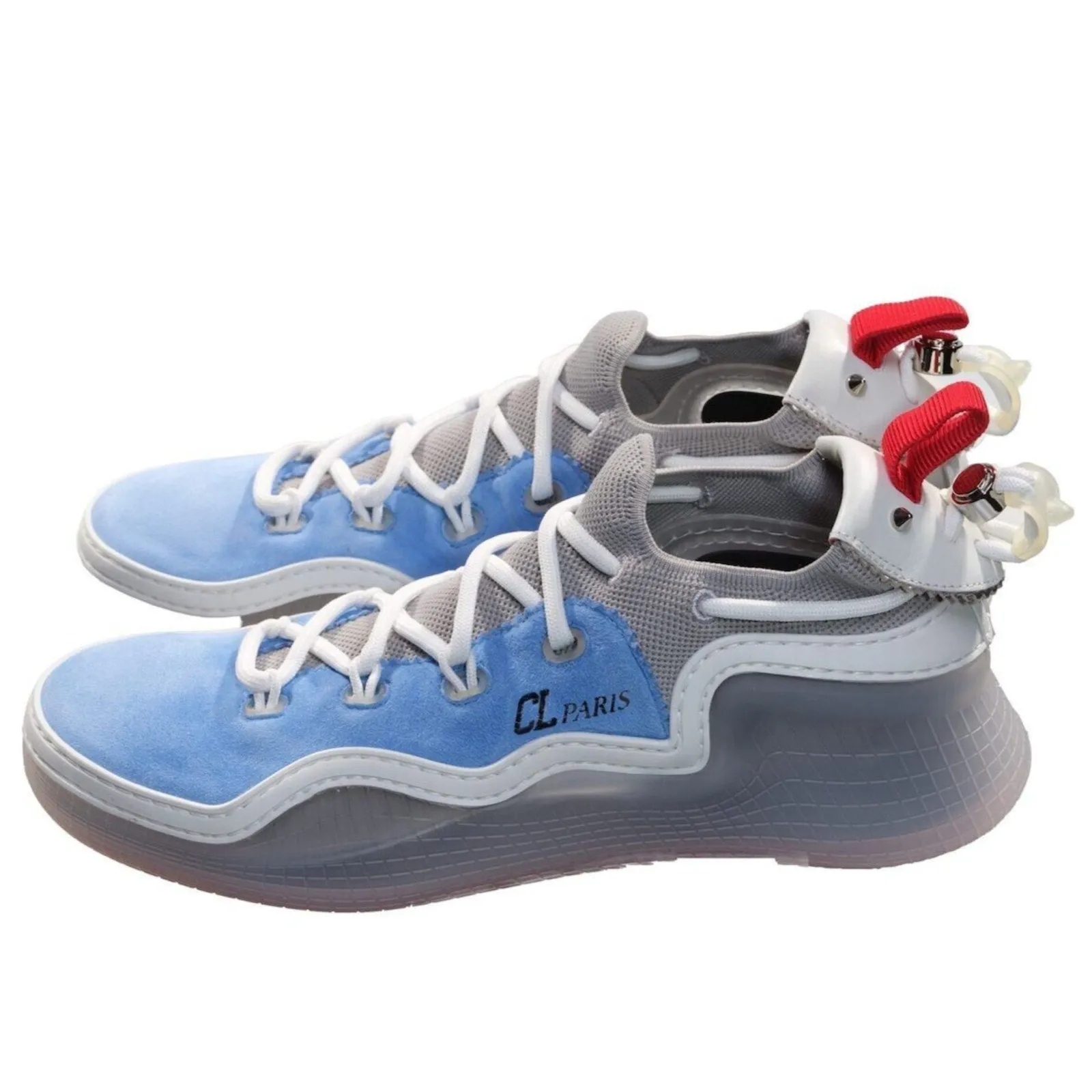 CHRISTIAN LOUBOUTIN Men's Arpoador Low-top Sneakers Blue