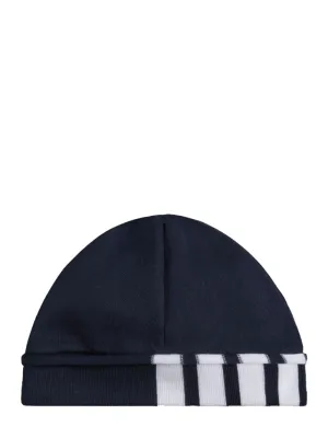 Classic Jersey 4-Bar Loopback Beanie (Navy)