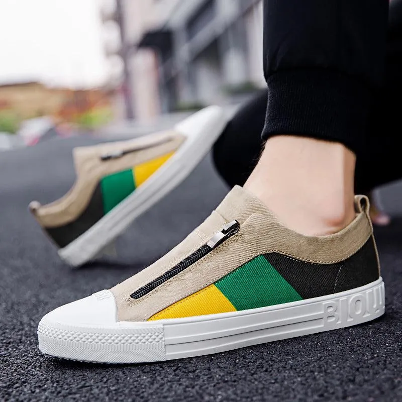 Color Block Canvas Sneakers