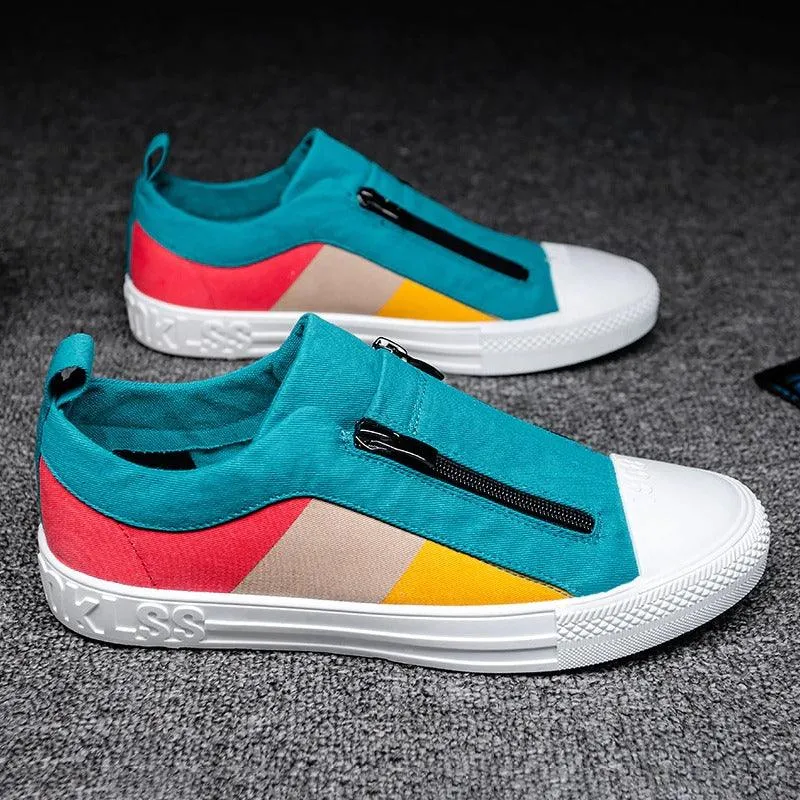 Color Block Canvas Sneakers