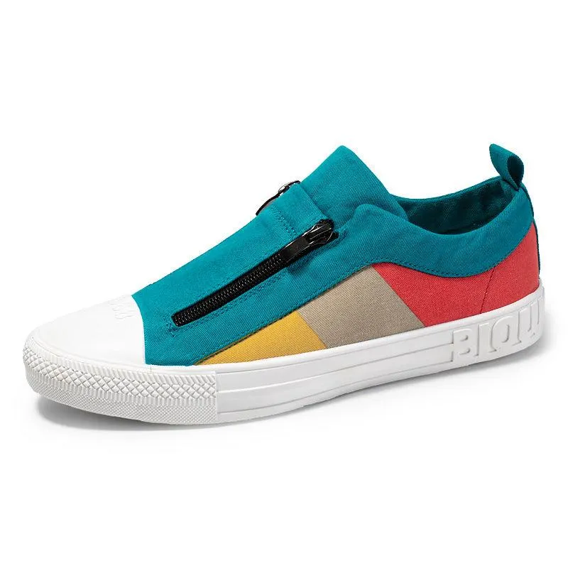 Color Block Canvas Sneakers