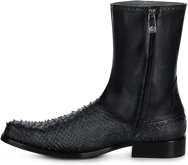 Cuadra Men's Grey Python R/ Black Cowhide Boot FC880