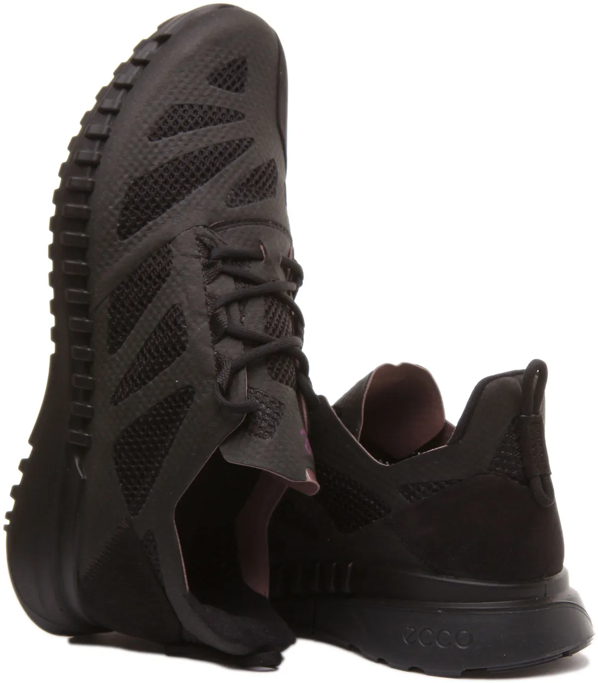 Ecco Zipflex In Black For Womens