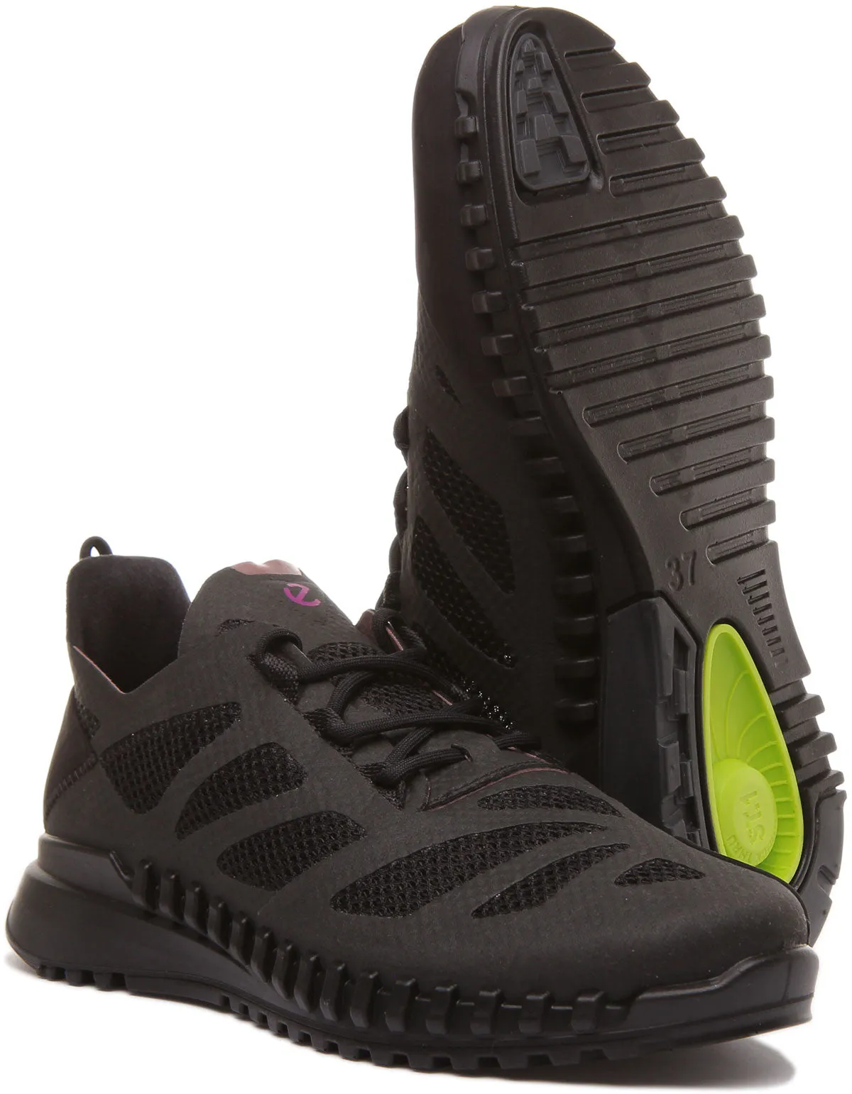 Ecco Zipflex In Black For Womens