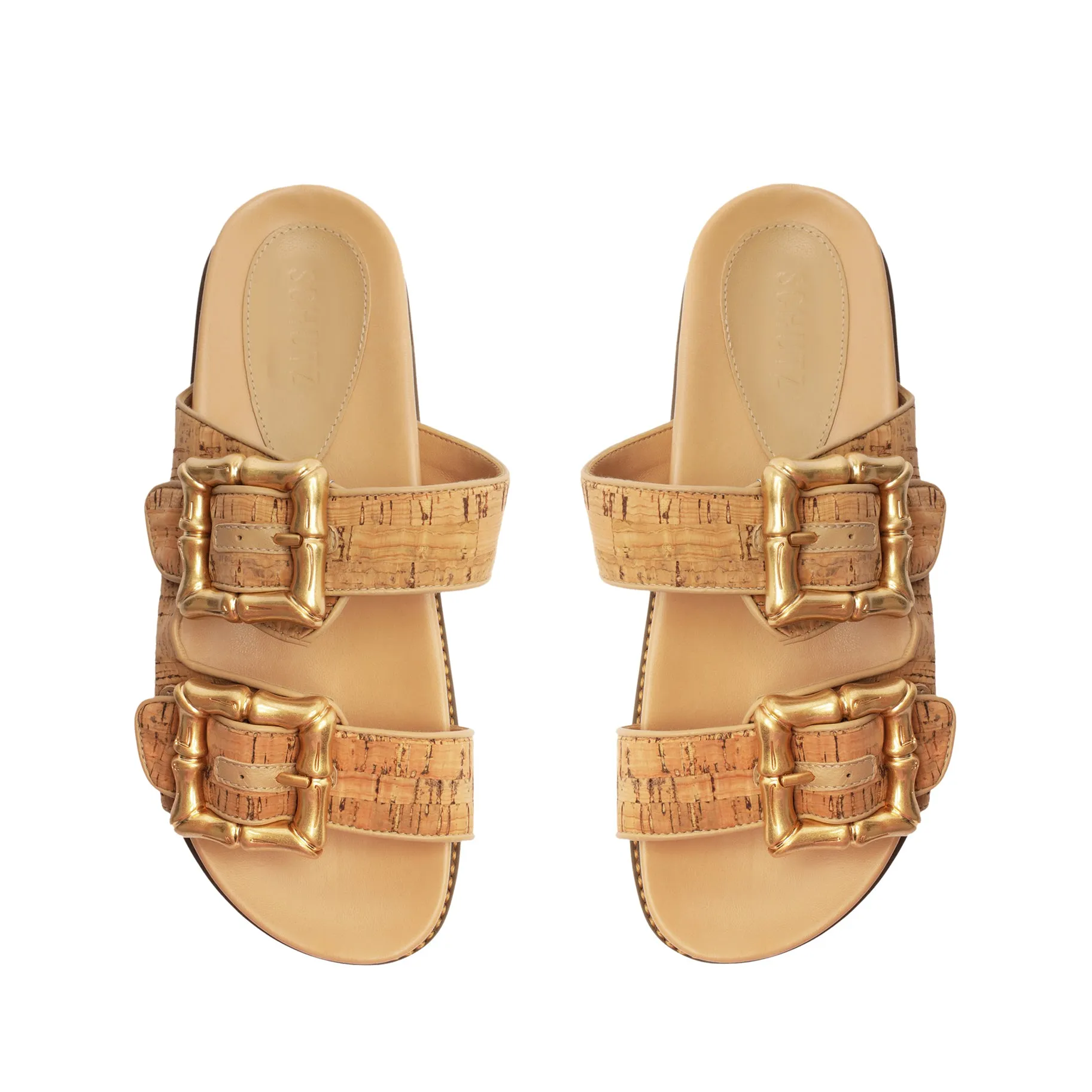 Enola Sporty Cork & Nappa Leather Sandal