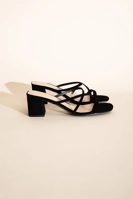 FS CLEARANCE CRIMP-S Mule Sandal Heels