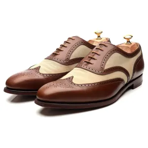 'Gerrard 3' Two Tone Brown Leather Brogues UK 11 E