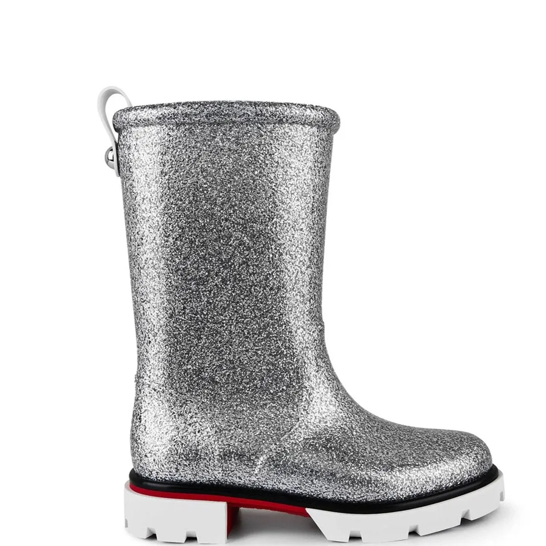 Girls Christian Louboutin Pluie PVC Rain Boots