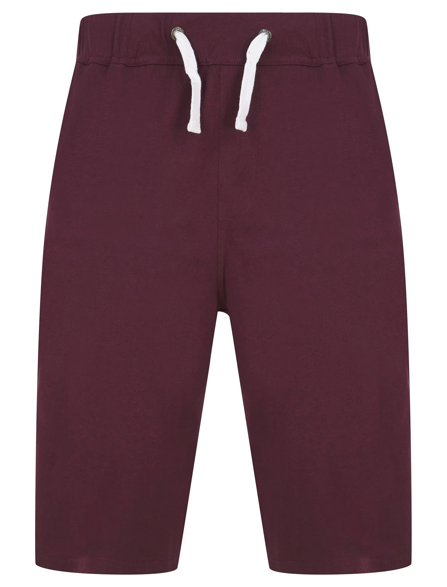 Gregge 2pc Cotton T-Shirt and Shorts Lounge Set in Winetasting - Tokyo Laundry