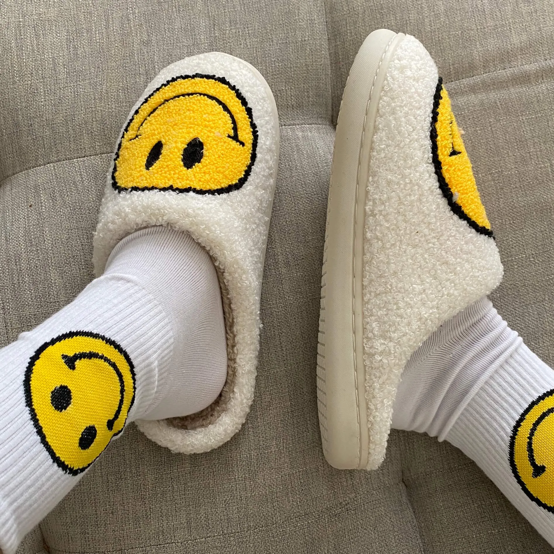 Happy Face Slippers