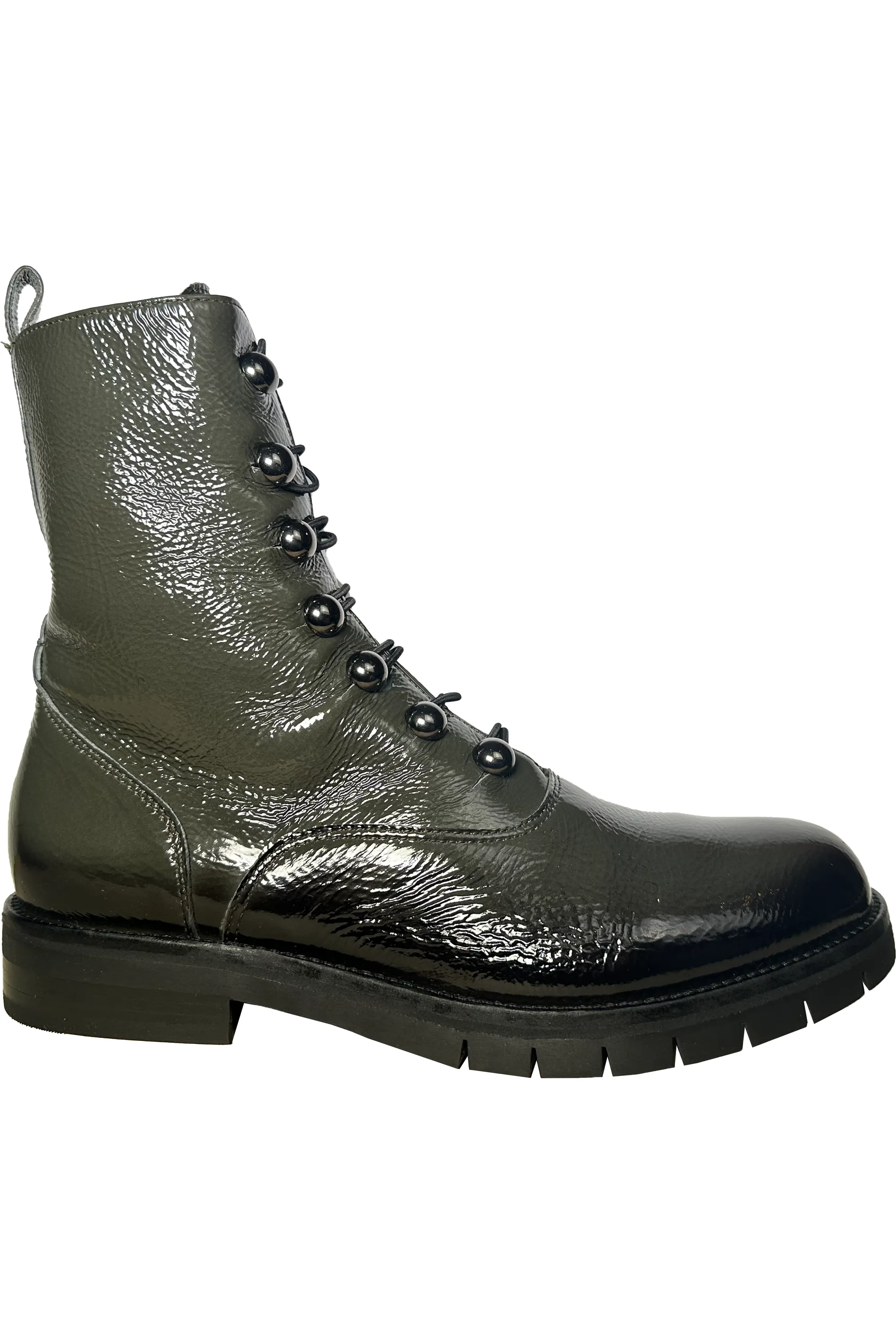 Jo Ghost Kris Combat Ankle Boot 2738 | Military Ombre