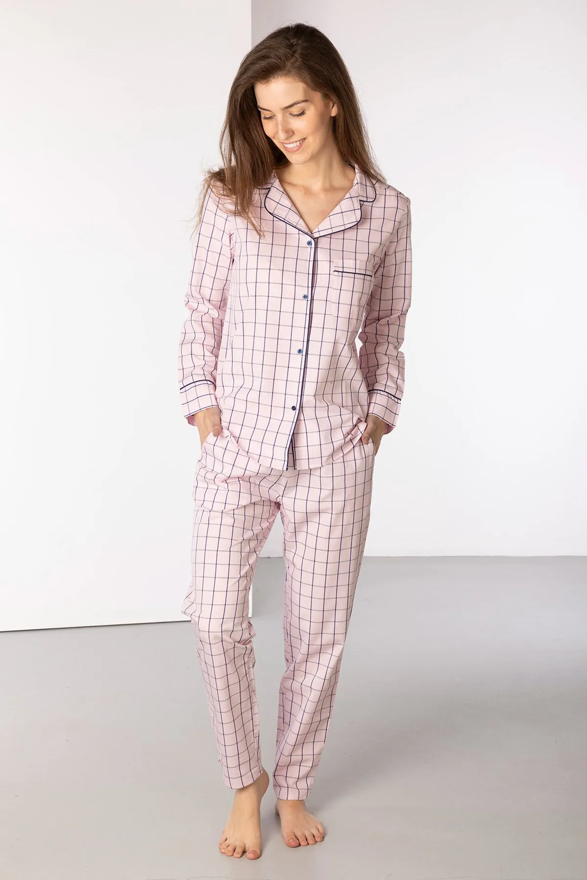 Ladies 100% Cotton Pyjama Sets