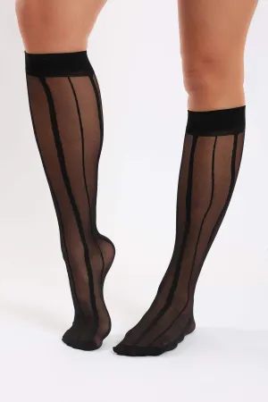 Lined Knee Socks