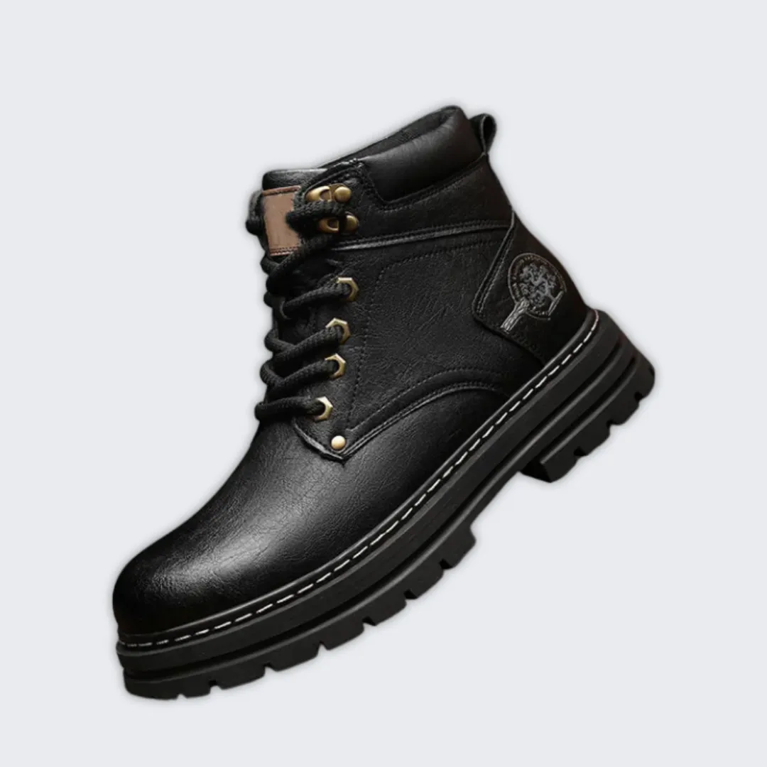 Lorenzo - Stylish Waterproof Leather Boots for Winter Comfort