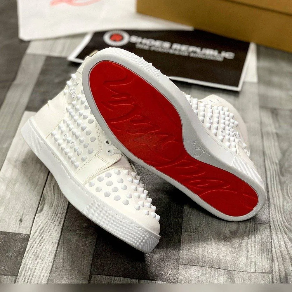 Loubbouttin jr spiked high ”All White”