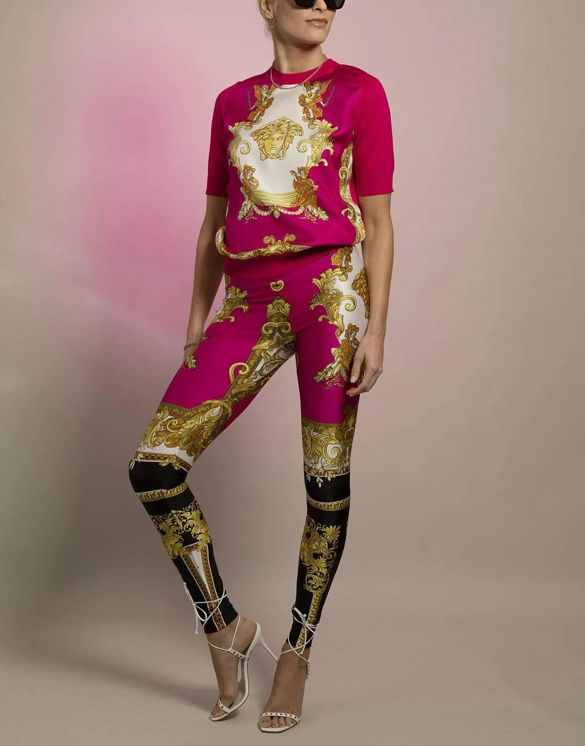 Medusa Renaissance Print Leggings