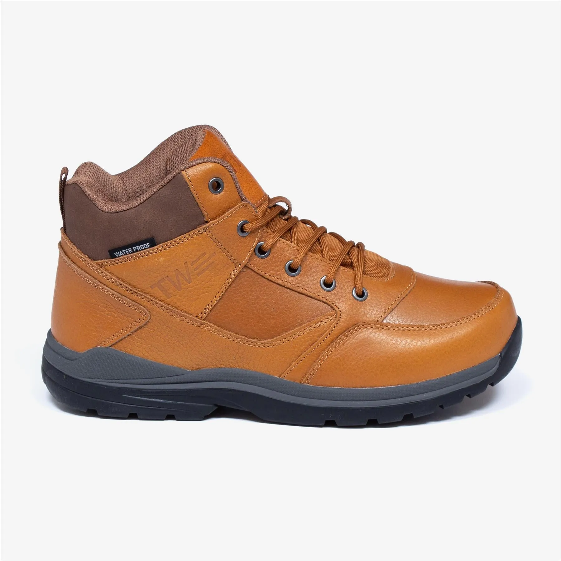 Men's Wide Fit Tredd Well Tough Hiking Boots - Tan