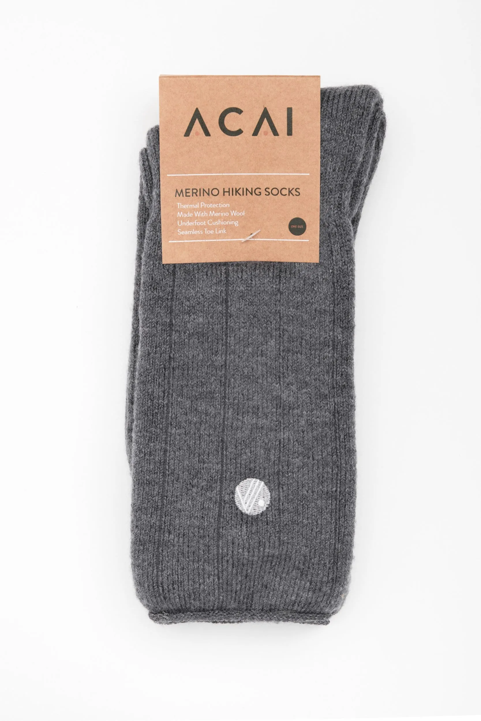 Merino Wool Hiking Socks - Charcoal