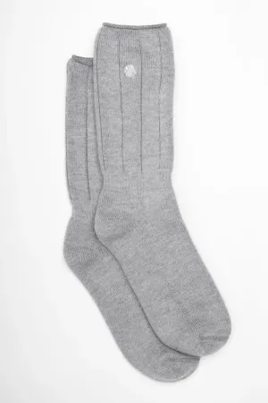 Merino Wool Hiking Socks - Heather Grey