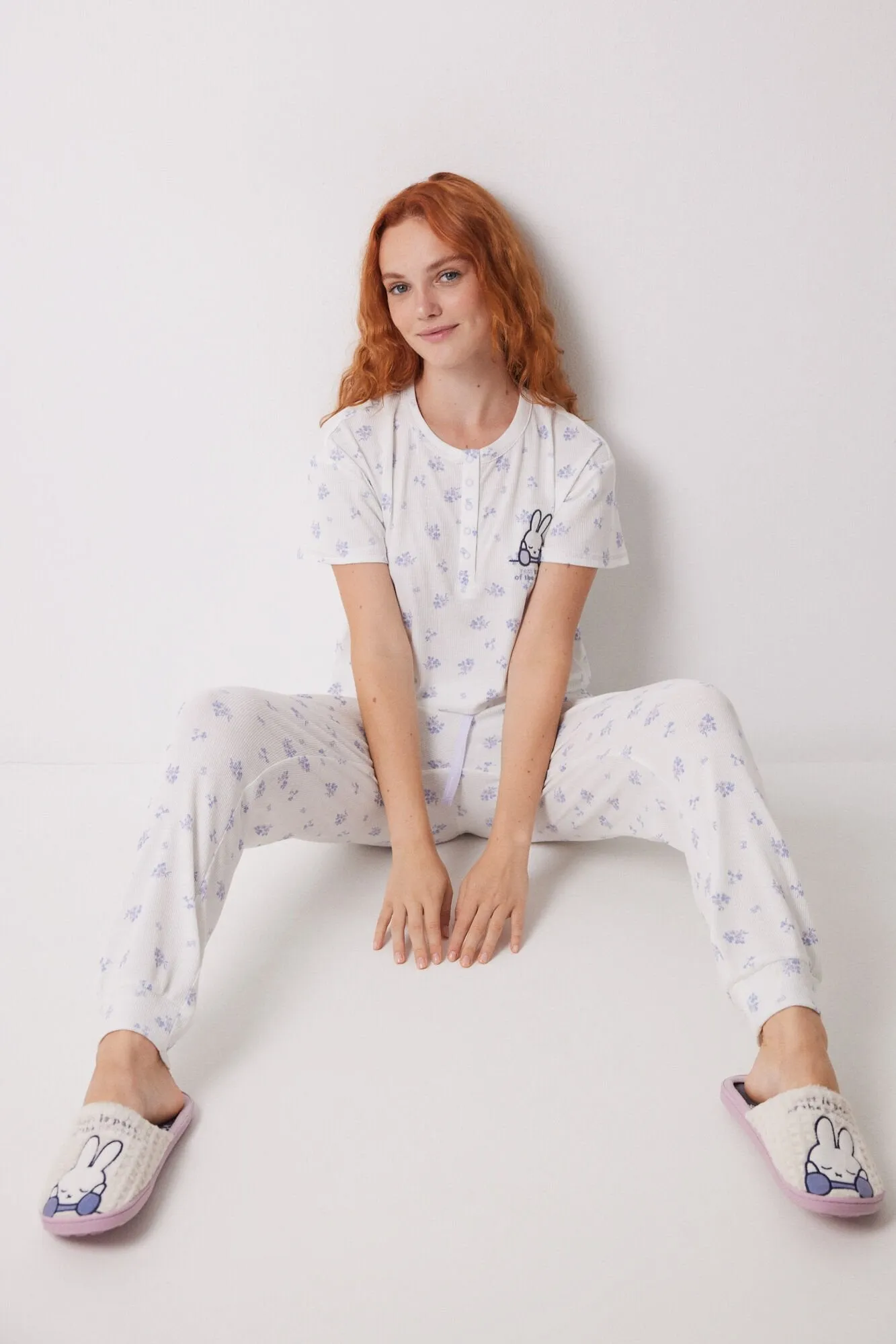 Miffy waffle short sleeve pyjamas