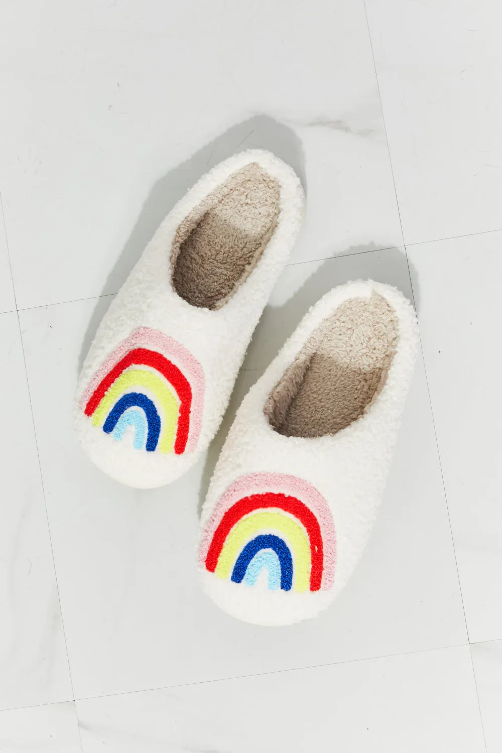 MMShoes Rainbow Plush Slipper