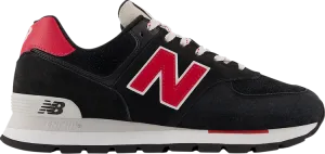 New Balance 574 Rugged 'Black Red' Sneakers, black