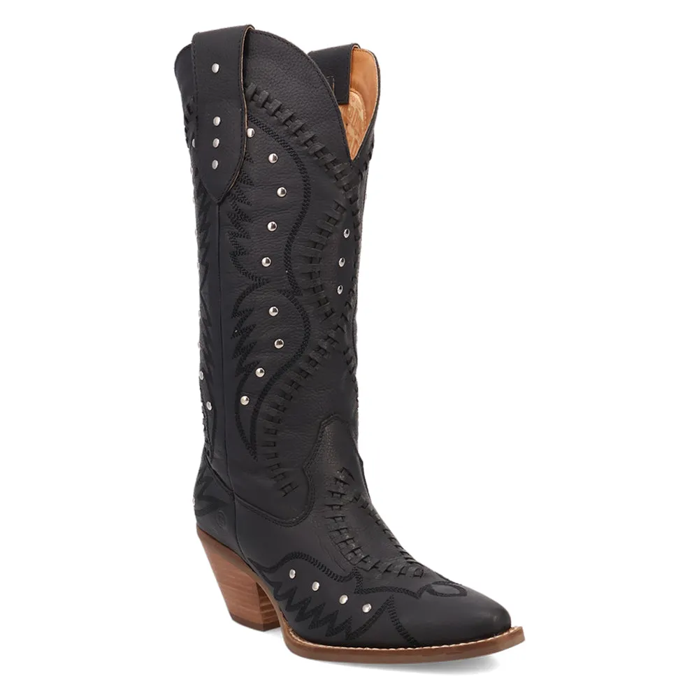 Pretty N' Pink Embroidered Studded Snip Toe Cowboy Boots