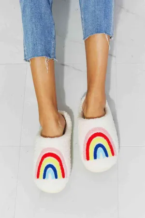 Rainbow Plush Slipper