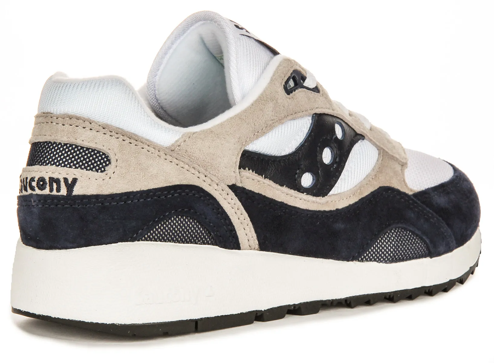 Saucony Shadow 6000 In White Navy