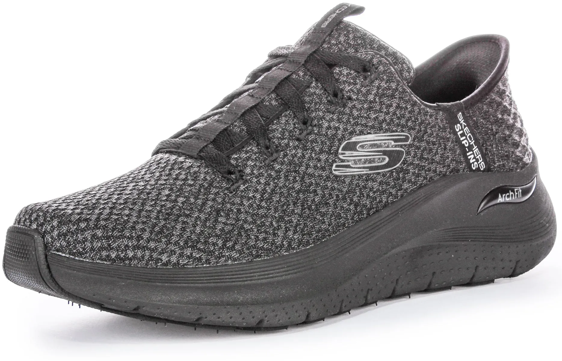 Skechers Arch Fit 2.0 Slip Ins In Black For Men