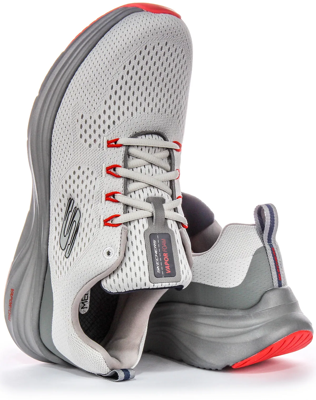 Skechers Vapor Foam In Grey Orange For Men