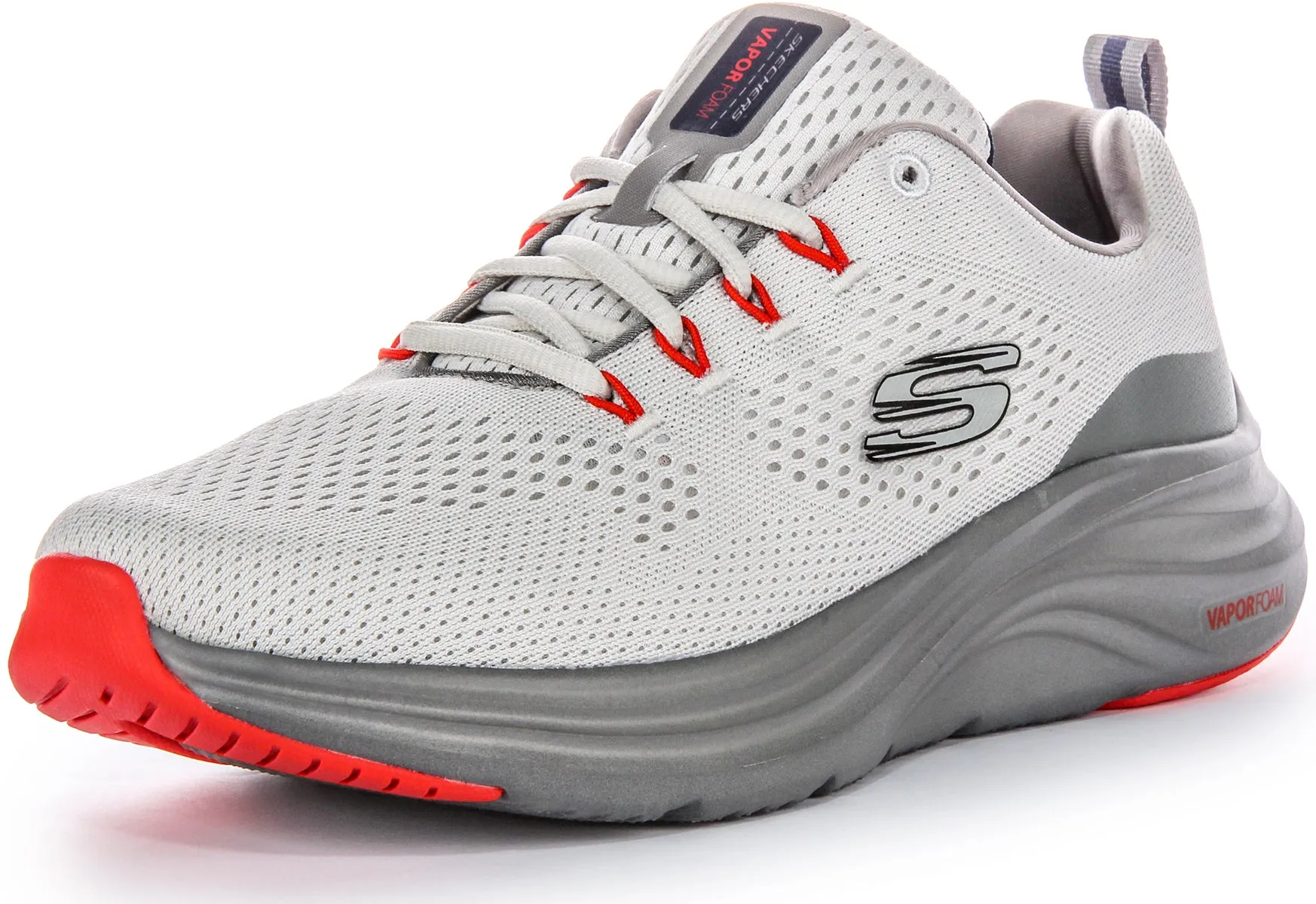 Skechers Vapor Foam In Grey Orange For Men