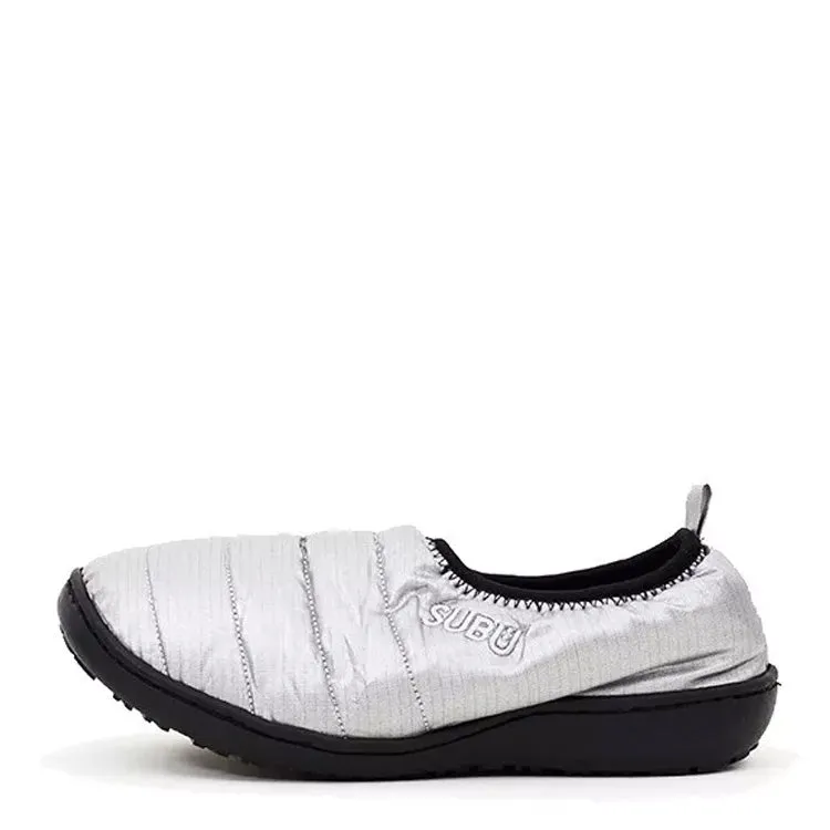 Subu Packable Slippers Foil Silver